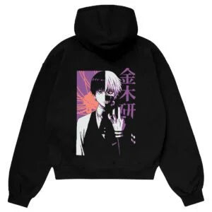 Anime Hoodie Pakistan – Kaneki Tokyo Ghoul Oversized