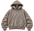 Plain Grey Baggy Hoodie