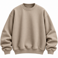 Plain Baggy Sweatshirt  Grey