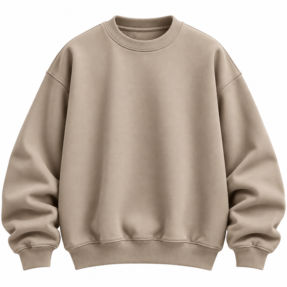 Plain Baggy Sweatshirt  Grey