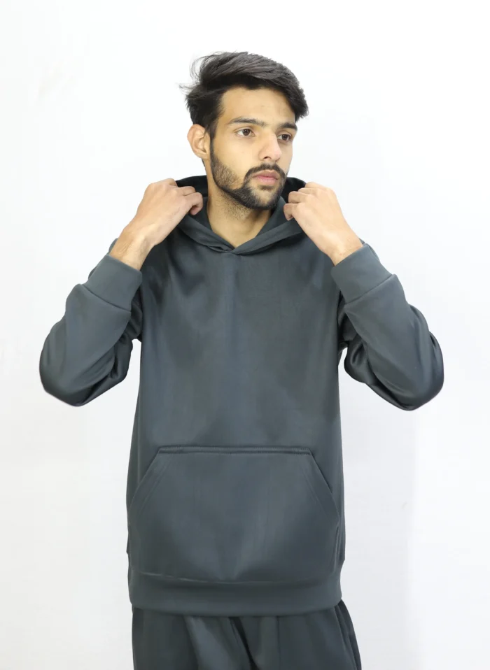 Grey 4 Pocket Tracksuit - Image 2