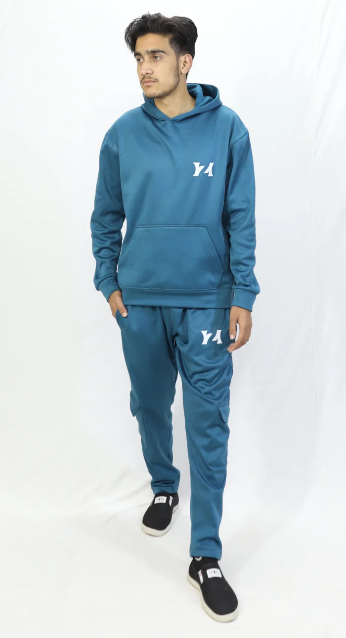 Cyan 4-Pocket Tracksuit - Image 3