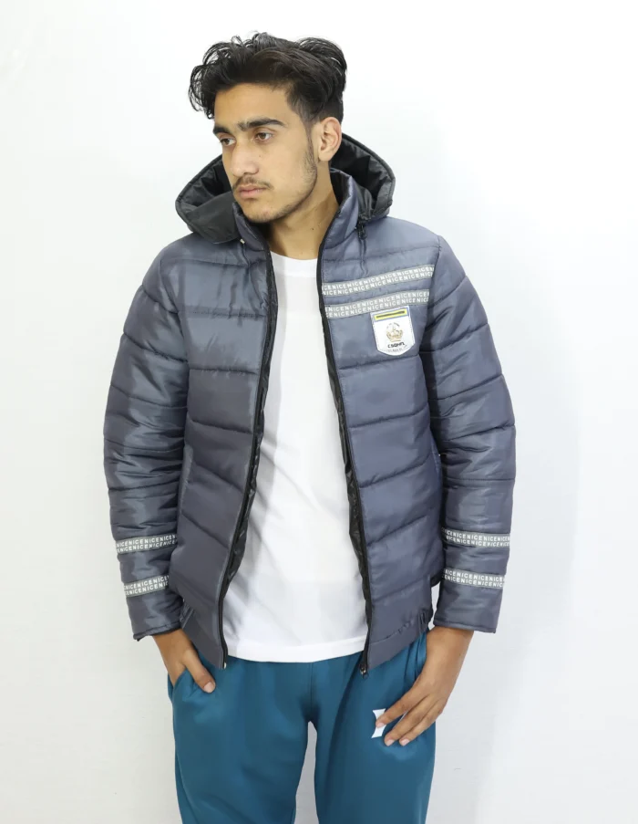 Blue Puffer Jacket - Image 3