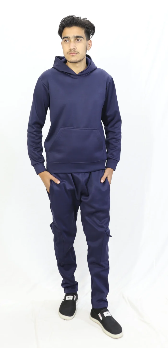 Navy Blue 4 Pocket tracksuit - Image 2