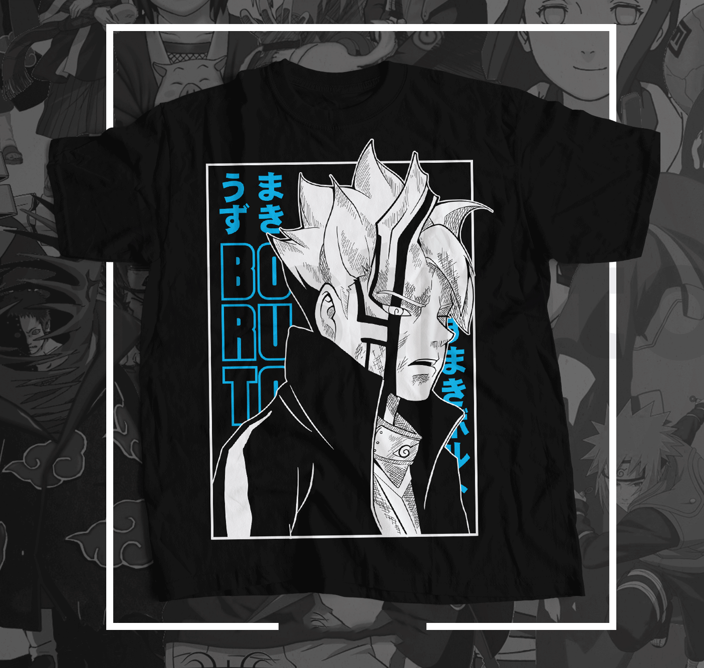 Anime T Shirt Pakistan Boruto Uzumaki Graphic Tee