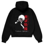Anime Hoodie Pakistan Kaneki Tokyo Ghoul Red Design Oversized