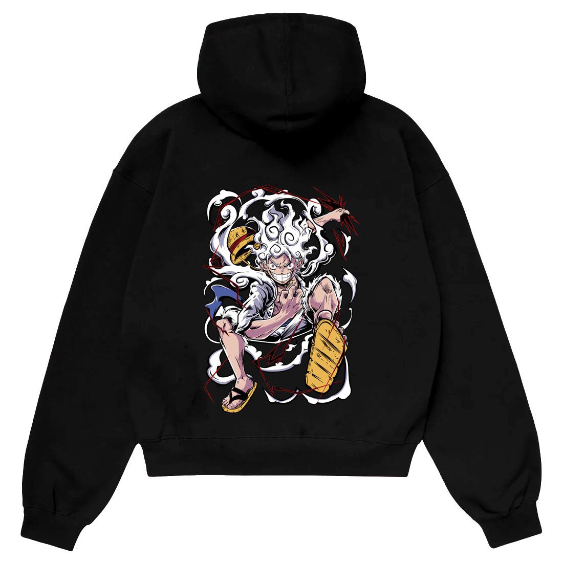 Anime Hoodie Pakistan Luffy Gear 5 One Piece Oversized