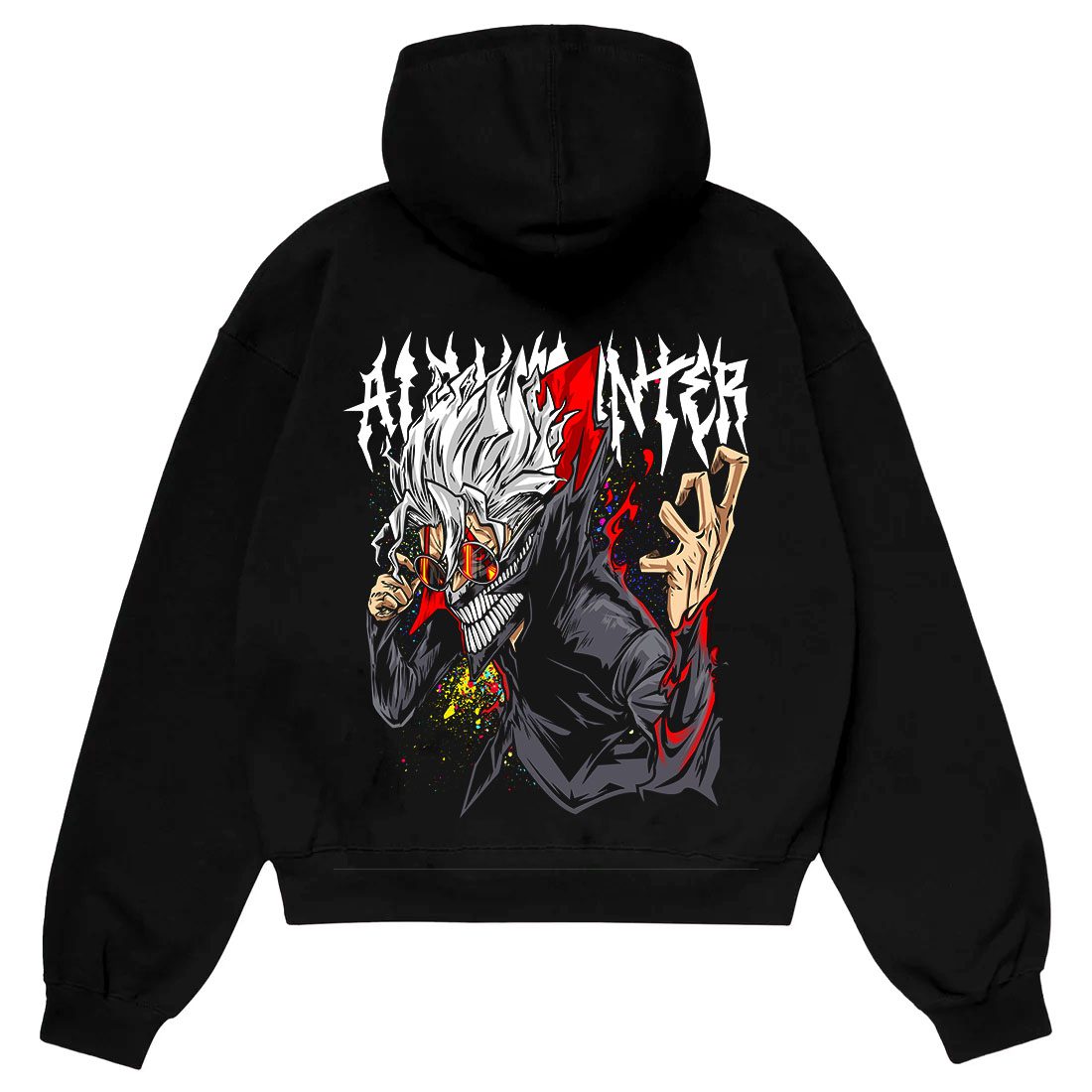 Anime Hoodie Pakistan Dark Villain Oversized Streetwear