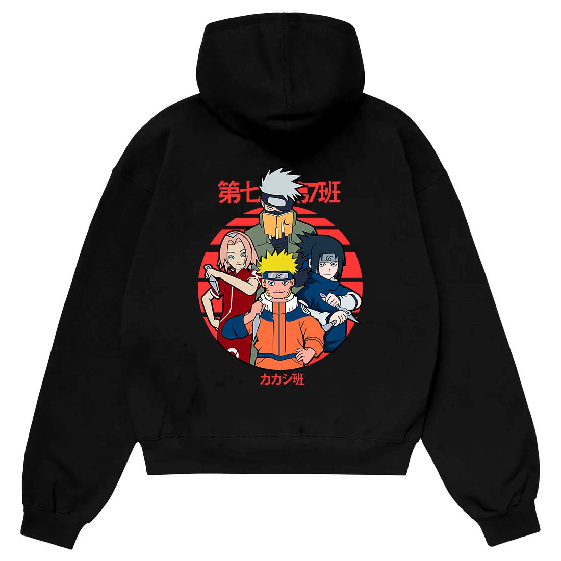 Anime Hoodie Pakistan Team 7 Naruto Oversized Hoodie