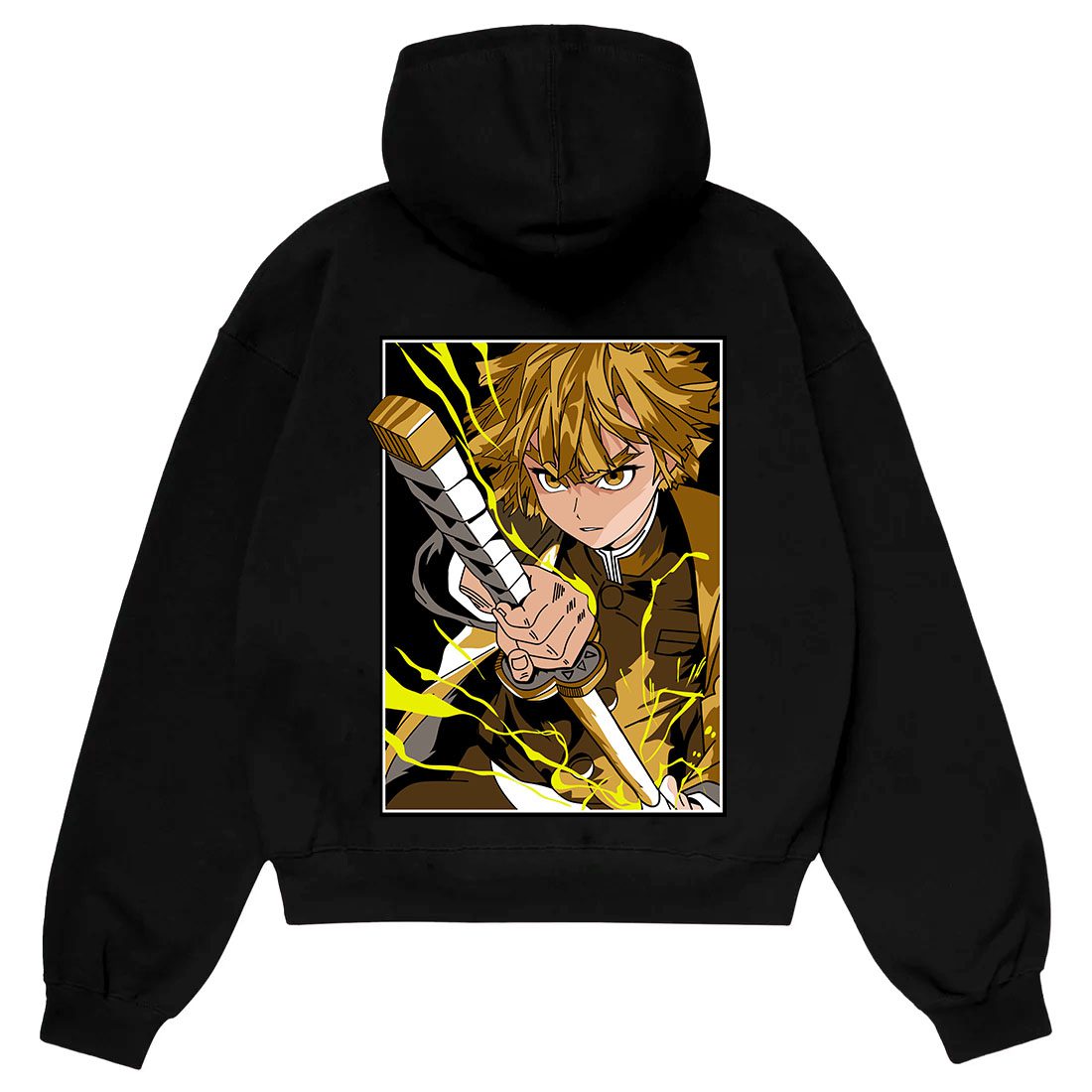 Anime Hoodie Pakistan Zenitsu Demon Slayer Oversized