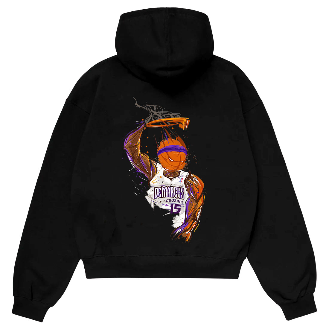 NBA Hoodie Pakistan DeMarcus Cousins Sacramento Kings Oversized