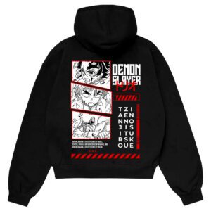 Anime Hoodie Pakistan Demon Slayer Tanjiro Zenitsu Inosuke Oversized