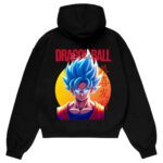 Anime Hoodie Pakistan Dragon Ball Goku Super Saiyan Blue Oversized