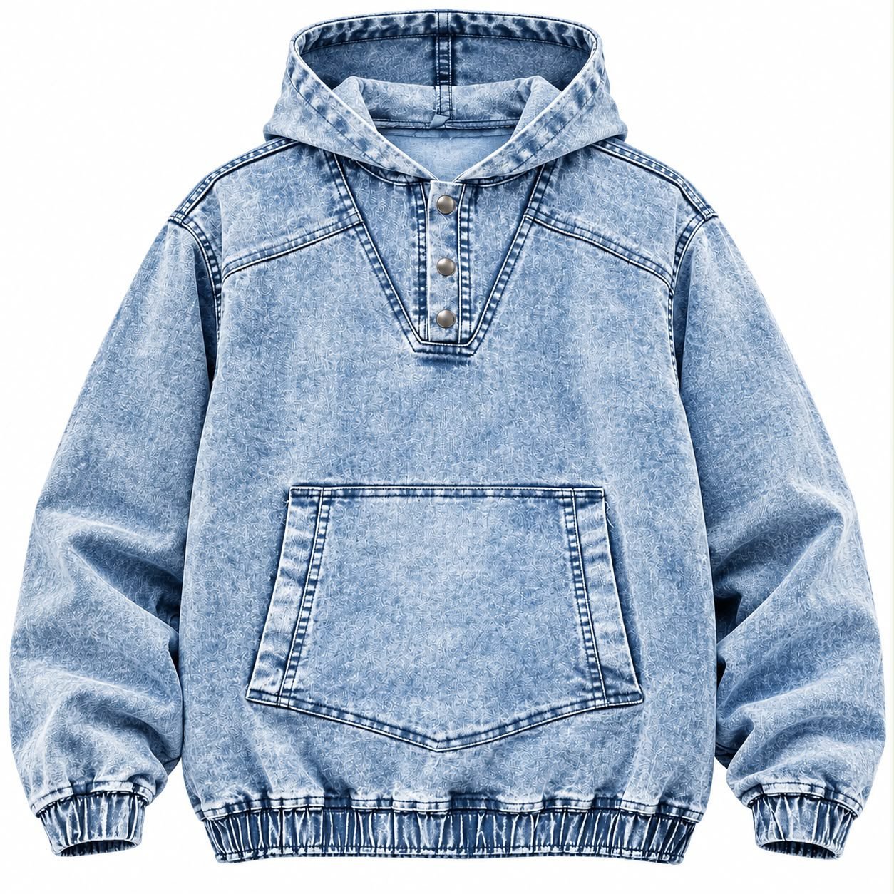 Denim hoodie
