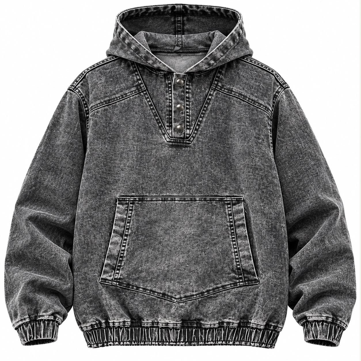 Denim hoodie